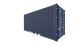 Seecontainer 20 Fuß HighCube OpenSide Container - Screenshot - Hinten Links