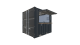 Seecontainer 8 Fuß Kiosk Container - Screenshot - Vorne Links