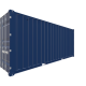 Seecontainer 20 Fuß DD-Container - Vorne Links Seecontainer 20 Fuß DD-Container - Screenshot - Vorne Links