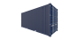 Seecontainer 20 Fuß HighCube DD Container - Screenshot - Hinten Links