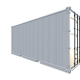 Seecontainer 20 Fuß HighCube Kühlcontainer - Vorne Rechts Seecontainer 20 Fuß HighCube Kühlcontainer - Screenshot - Vorne Rechts