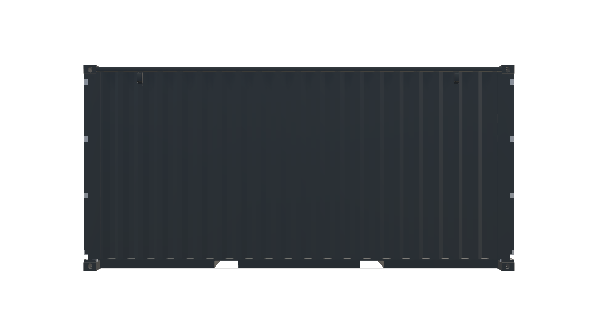 20 Fuß High Cube Double Door Container Screenshot - Frontal