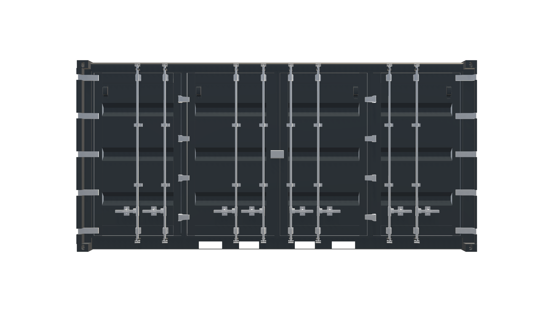 20 Fuß HighCube Container - Side Door Screenshot - Frontal