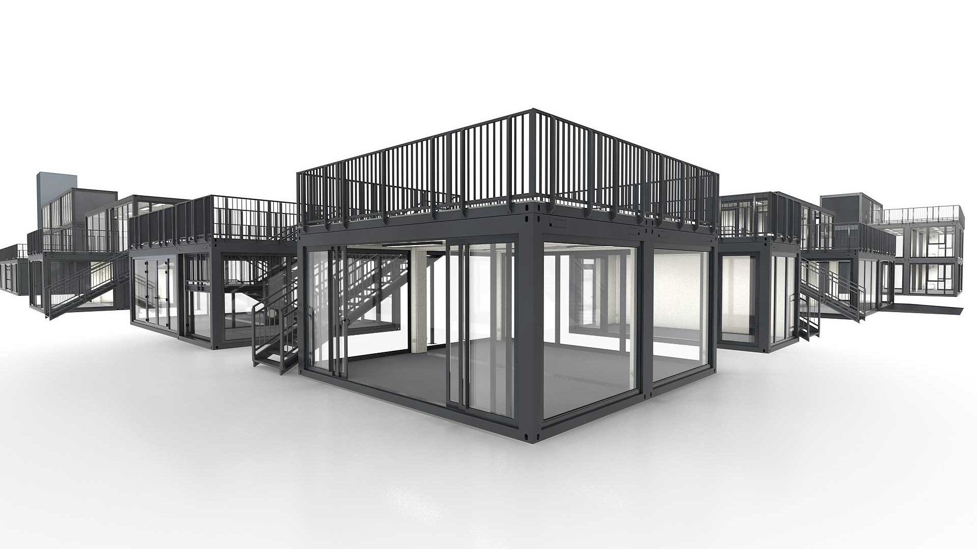 Eventcontaineranlage aus dem 3D Planner