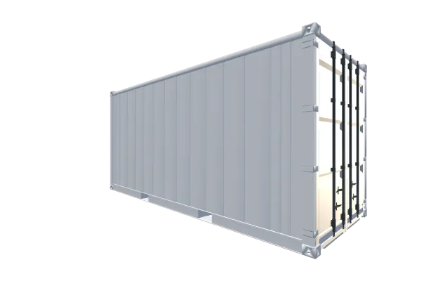 20 Fuß HighCube Kühlcontainer - Foto Screenshot - Vorne Rechts